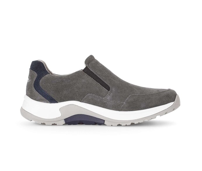 Gabor Herren Rollingsoft Sneaker Low Grau - Rauleder