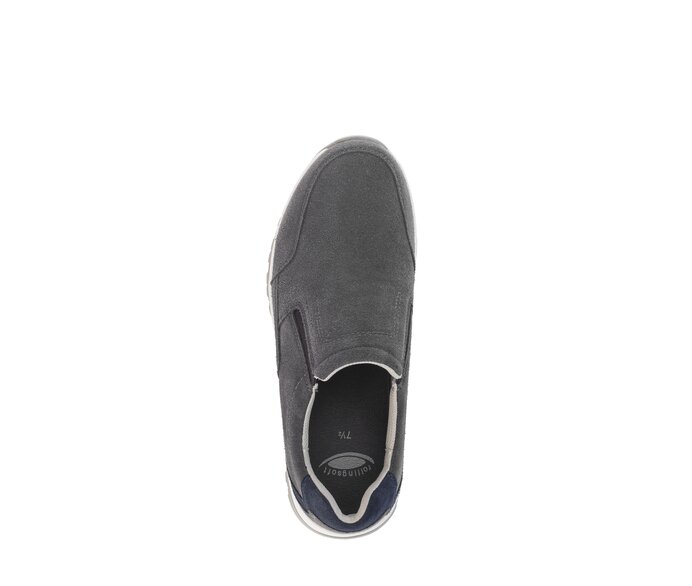 Gabor Herren Rollingsoft Sneaker Low Grau - Rauleder