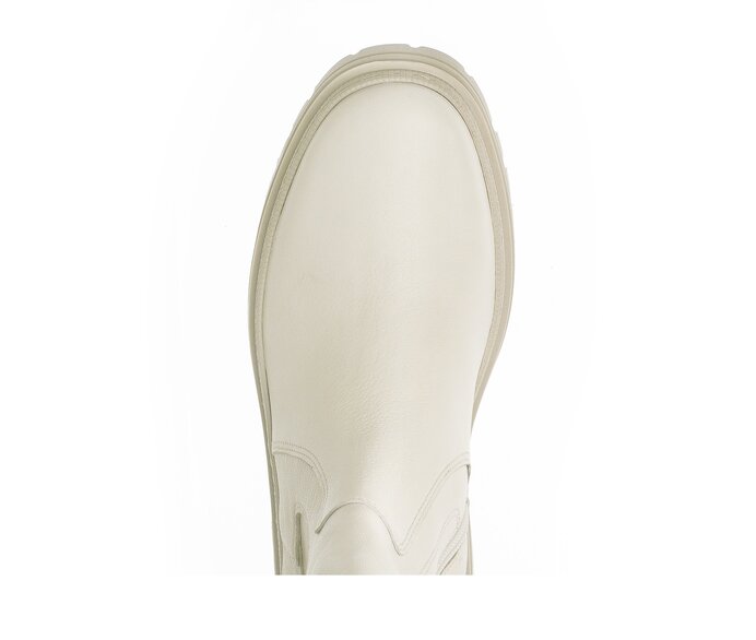 Gabor Damen  Chelsea Boot Beige - Glattleder