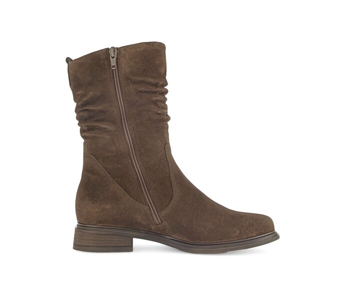 Gabor Damen  Elegante Stiefelette Braun - Rauleder