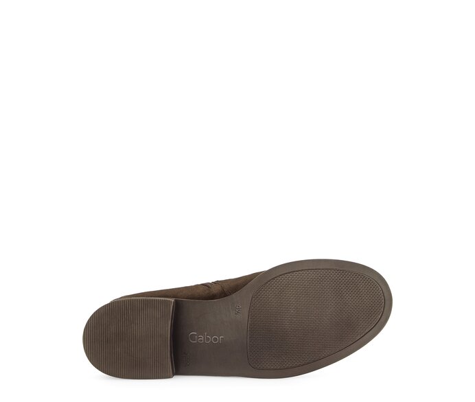 Gabor Damen  Elegante Stiefelette Braun - Rauleder