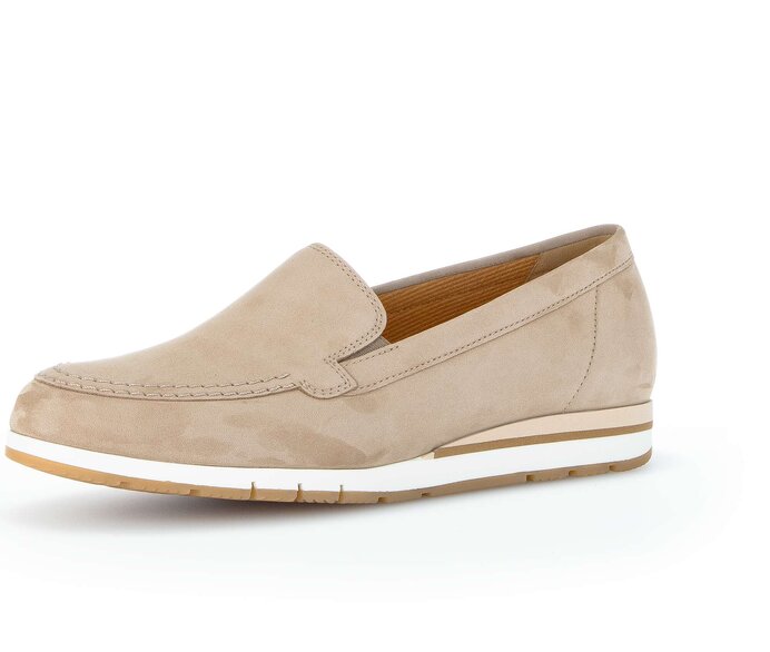 Gabor Damen  Slipper Beige - Rauleder
