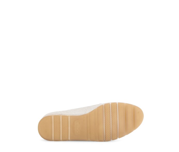Gabor Damen  Slipper Gold - Leder Reptiloptik