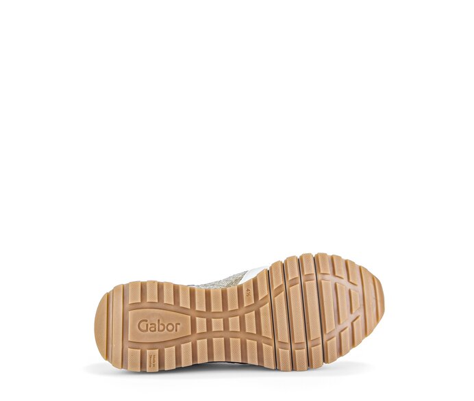Gabor Damen  Sneaker Low Weiß - Materialmix Leder/Lederimitat