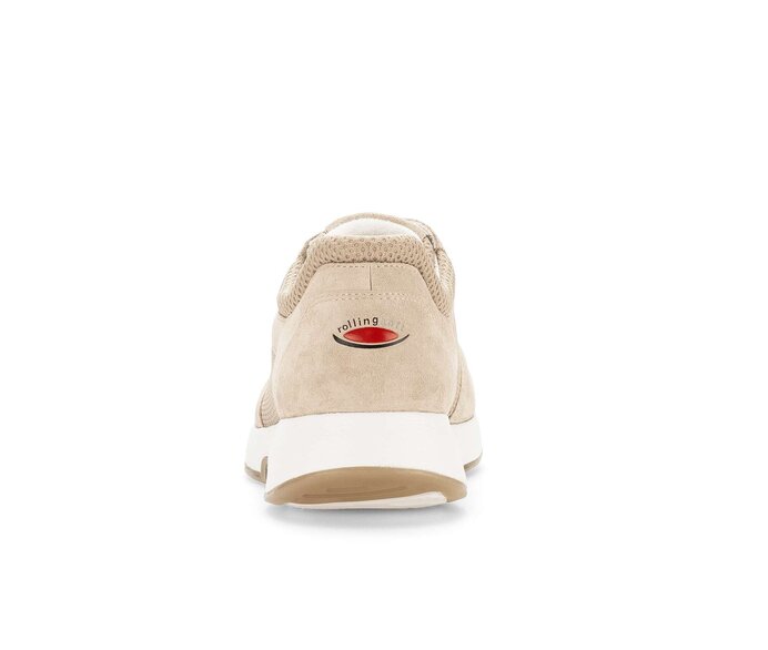 Gabor Damen  Sneaker Low Beige - Materialmix Leder/Lederimitat