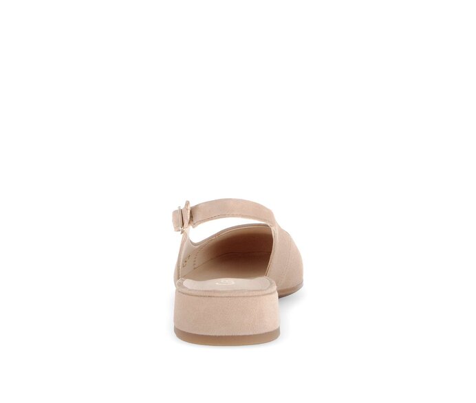 Gabor Damen  Slingpumps Beige - Rauleder