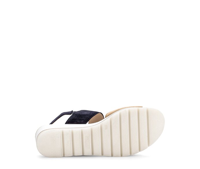 Gabor Damen  Keilsandalette Multicolour - Rauleder