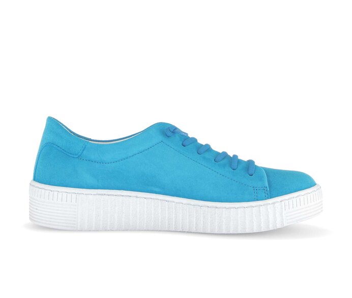 Gabor Damen  Sneaker Low Blau - Rauleder