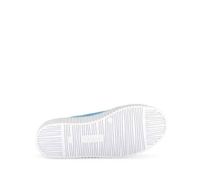 Gabor Damen  Sneaker Low Blau - Rauleder