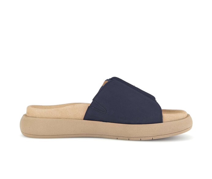 Gabor Damen  Pantolette Blau - Rauleder