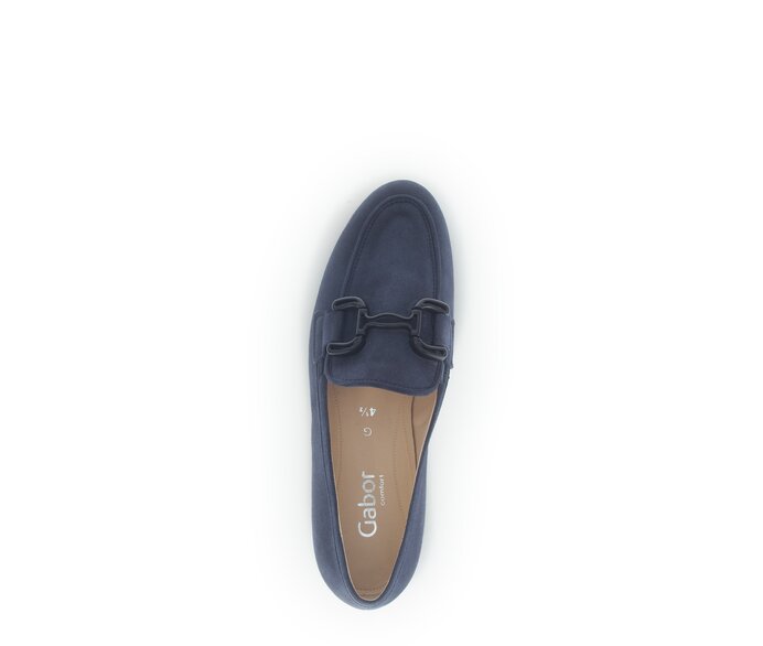 Gabor Damen  Slipper Blau - Rauleder
