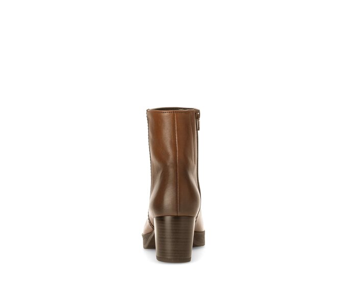 Gabor Damen  Plateau Stiefelette Braun - Glattleder