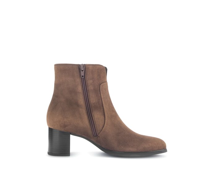 Gabor Damen  Elegante Stiefelette Braun - Rauleder