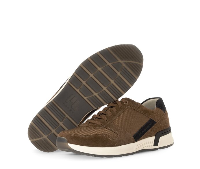 Pius Gabor Herren Sneaker Low Braun - Materialmix Leder/Textil