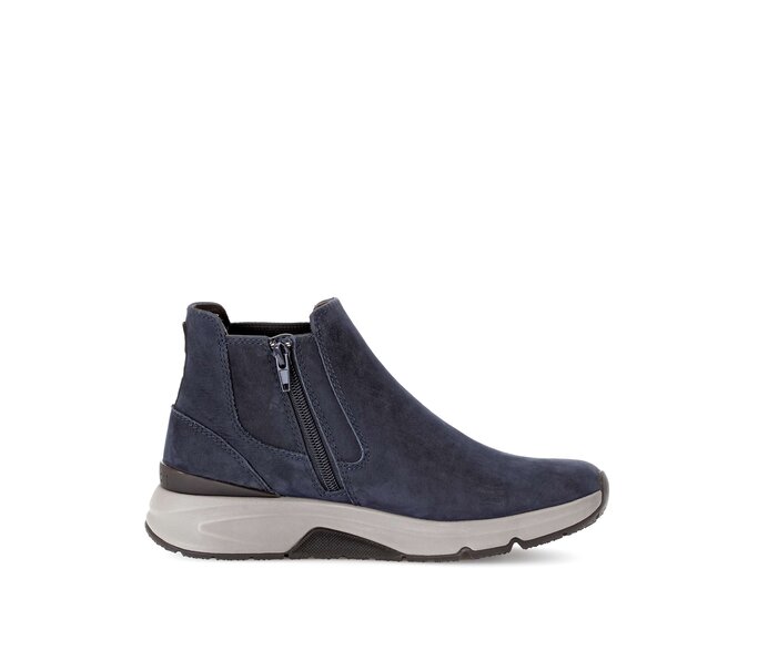 Gabor Damen  Chelsea Boot Blau - Rauleder