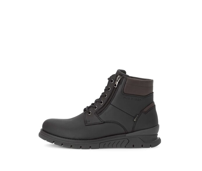 Pius Gabor Herren Boot Schwarz - Fettleder