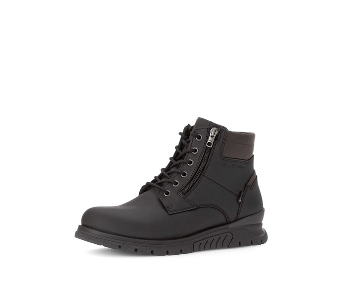 Pius Gabor Herren Boot Schwarz - Fettleder