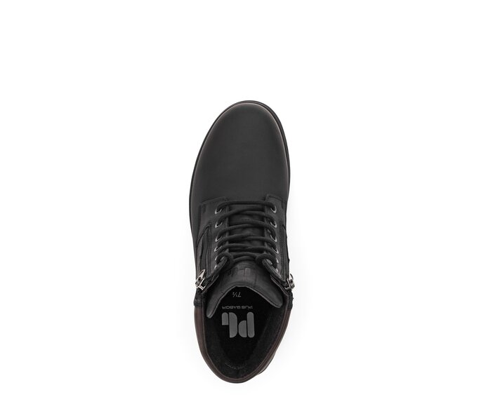 Pius Gabor Herren Boot Schwarz - Fettleder