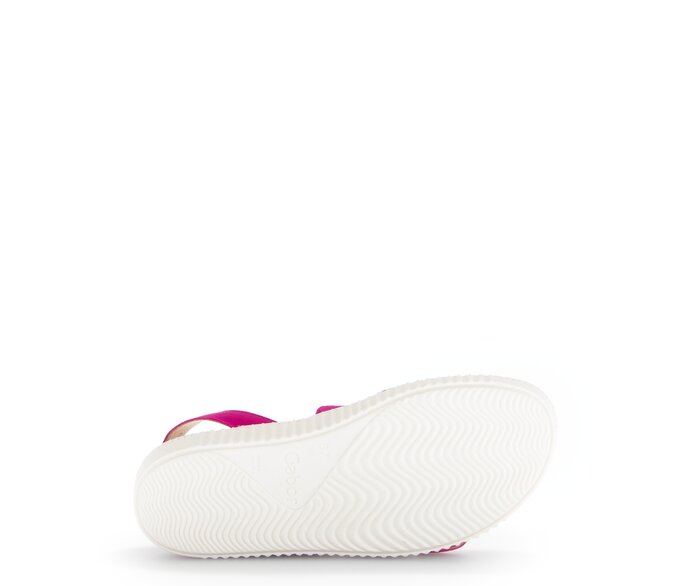 Gabor Damen  Plateau Sandale Pink - Rauleder