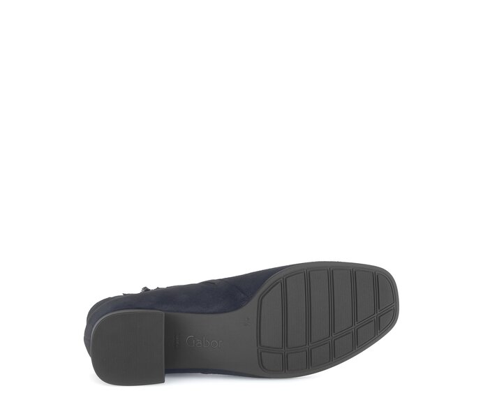 Gabor Damen  Elegante Stiefelette Blau - Rauleder