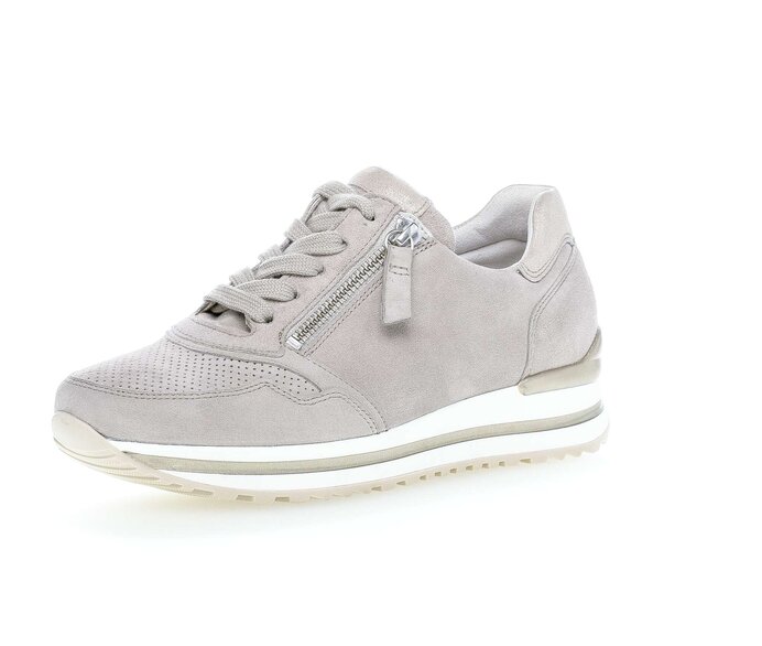 Gabor Damen  Sneaker Low Grau - Rauleder