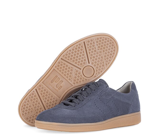 Pius Gabor Herren Sneaker Low Blau - Rauleder