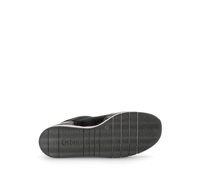 Gabor Damen  Sneaker Low Schwarz - Materialmix Leder