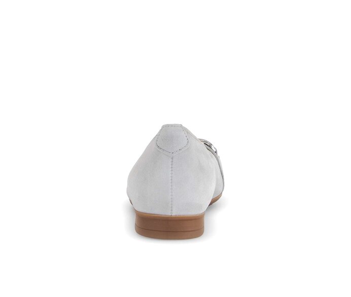 Gabor Damen  Eleganter Ballerina Grau - Rauleder