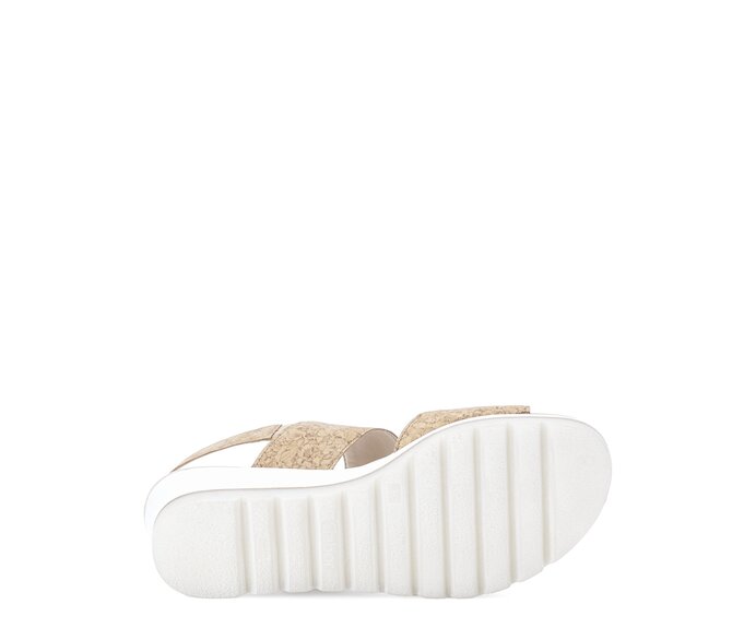 Gabor Damen  Plateau Sandale Braun - Effektleder