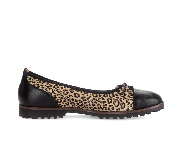 Gabor Damen  Sportliche Ballerina Multicolour - Materialmix Leder