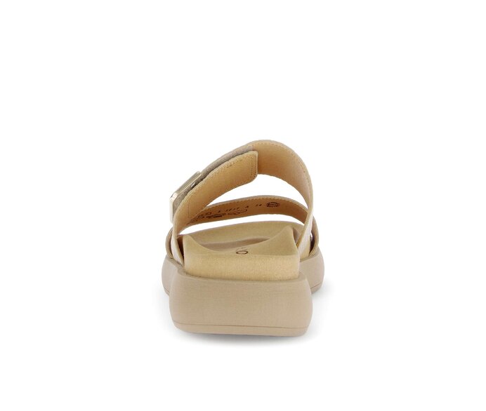 Gabor Damen  Pantolette Beige - Materialmix Leder