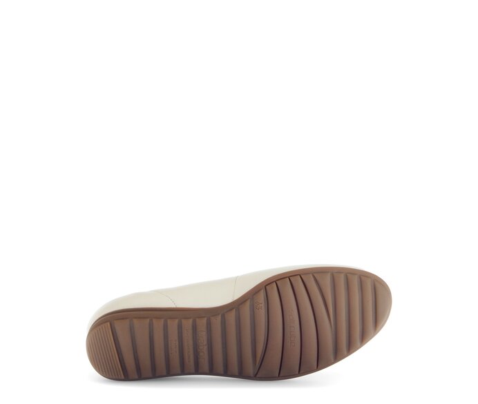 Gabor Damen  Sportliche Ballerina Beige - Glattleder