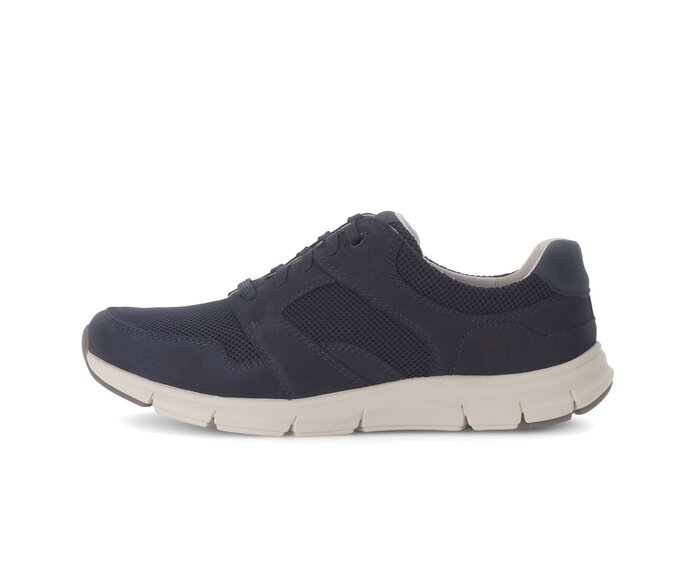 Pius Gabor Herren Sneaker Low Blau - Materialmix Leder/Textil