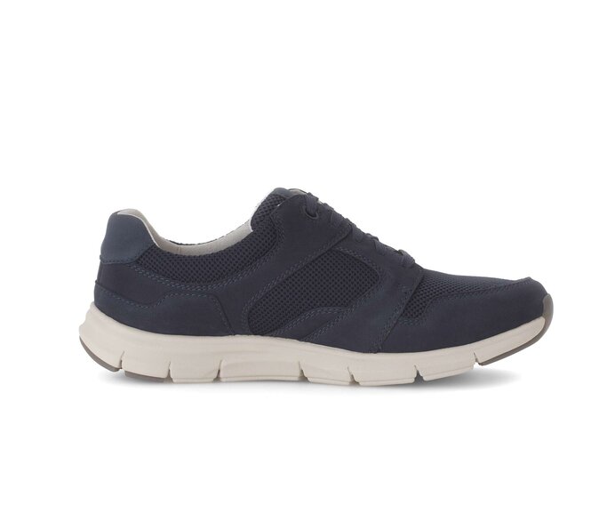 Pius Gabor Herren Sneaker Low Blau - Materialmix Leder/Textil