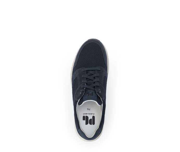 Pius Gabor Herren Sneaker Low Blau - Materialmix Leder/Textil