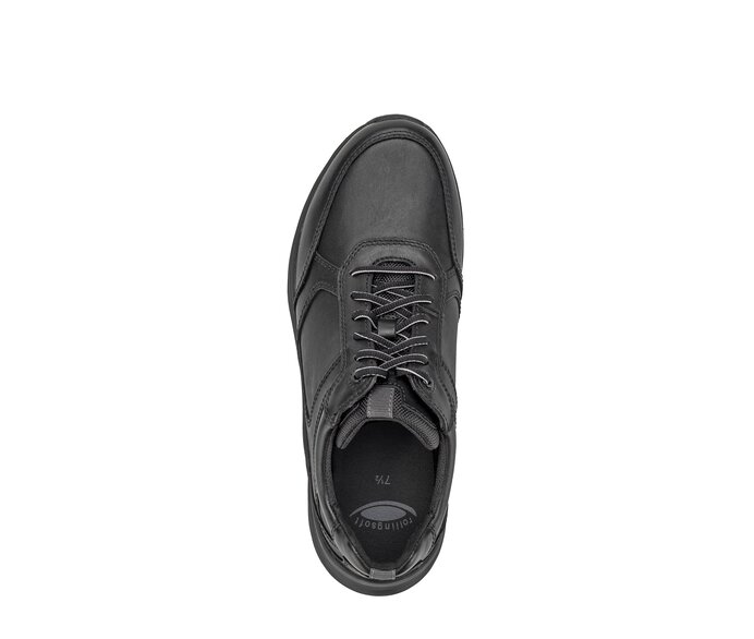 Gabor Herren Rollingsoft Sneaker Low Schwarz - Glattleder