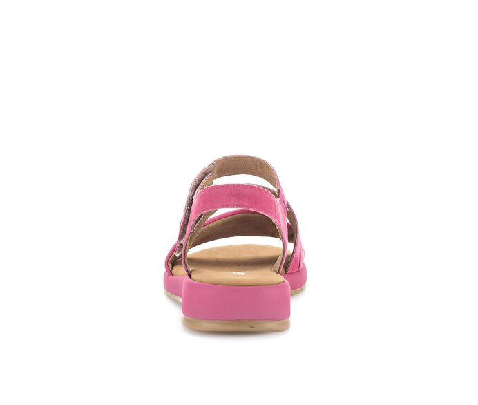 Gabor Damen  Riemchensandale Pink - Rauleder