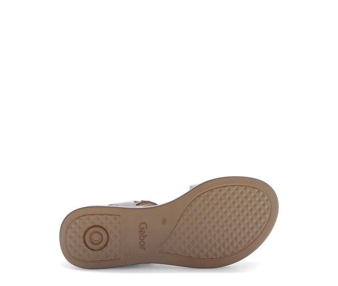 Gabor Damen  Riemchensandale Gold - Effektleder