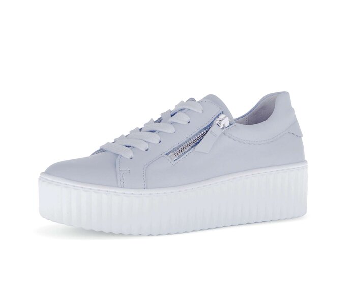 Gabor Damen  Sneaker Low Blau - Glattleder