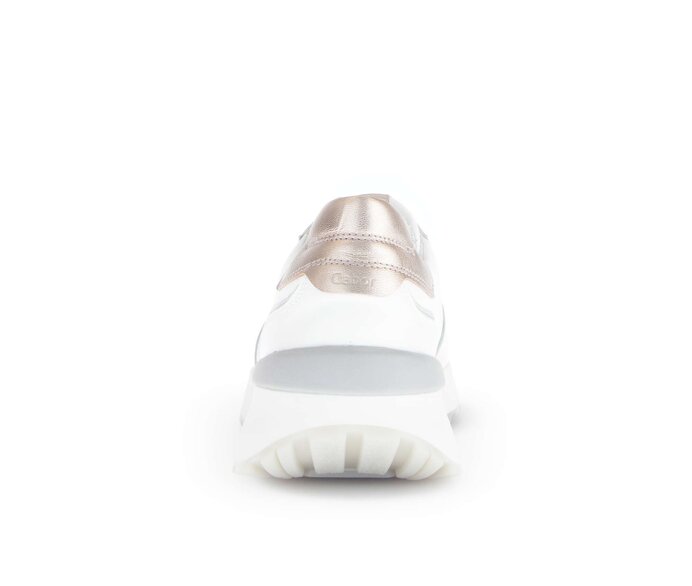 Gabor Damen  Sneaker Low Weiß - Materialmix Leder
