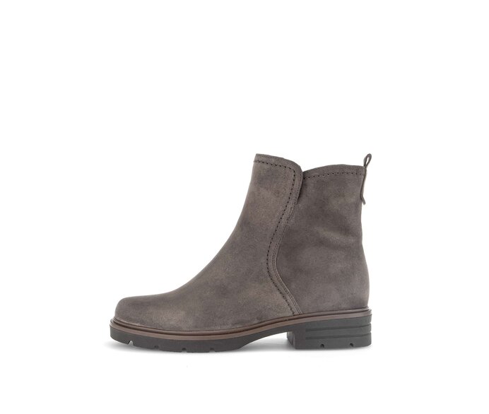 Gabor Damen Sportliche Stiefelette Grau - Rauleder