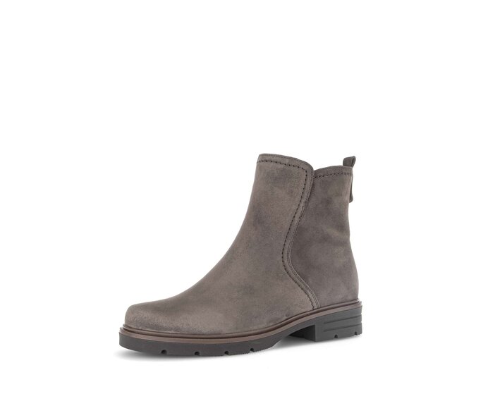 Gabor Damen  Sportliche Stiefelette Grau - Rauleder