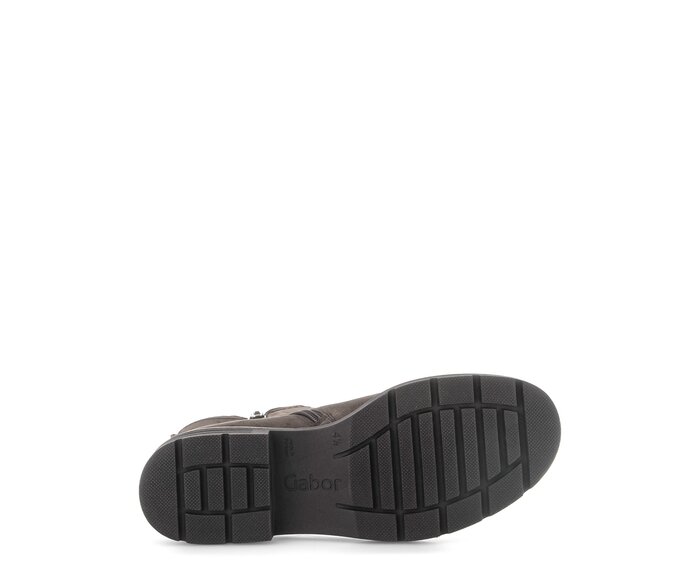 Gabor Damen  Sportliche Stiefelette Grau - Rauleder