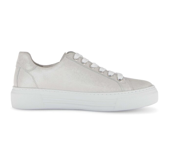 Gabor Damen  Sneaker Low Weiß - Effektleder