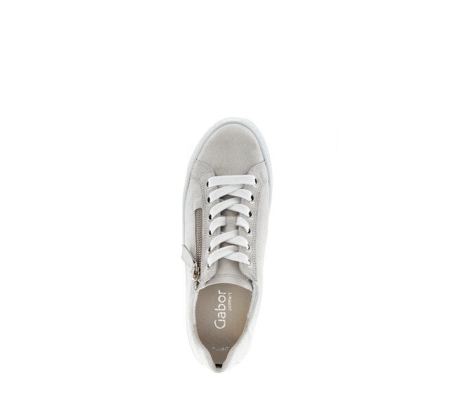Gabor Damen  Sneaker Low Weiß - Effektleder