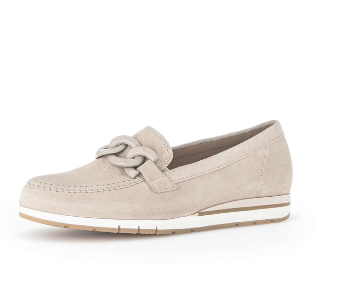 Gabor Damen  Slipper Beige - Rauleder