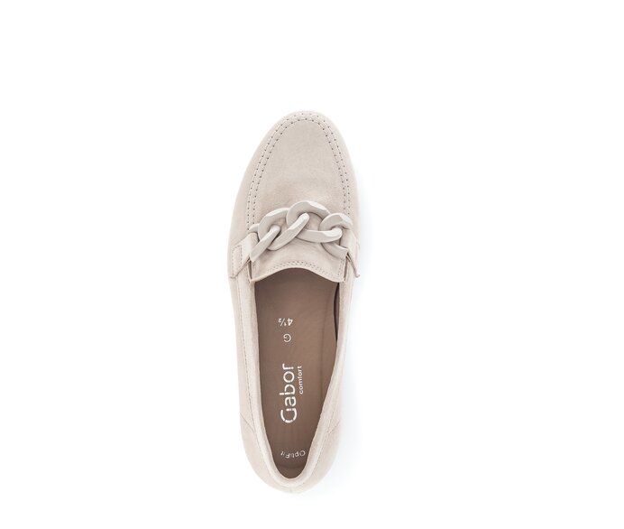 Gabor Damen  Slipper Beige - Rauleder