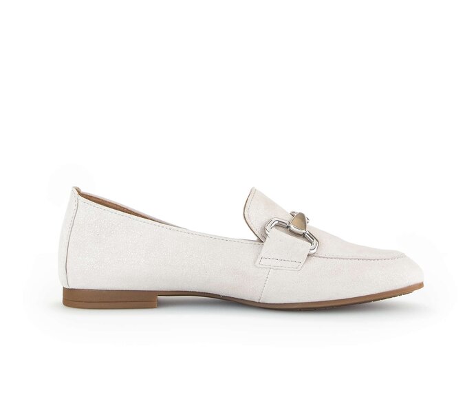 Gabor Damen  Slipper Beige - Effektleder