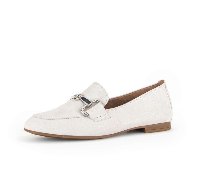Gabor Damen  Slipper Beige - Effektleder