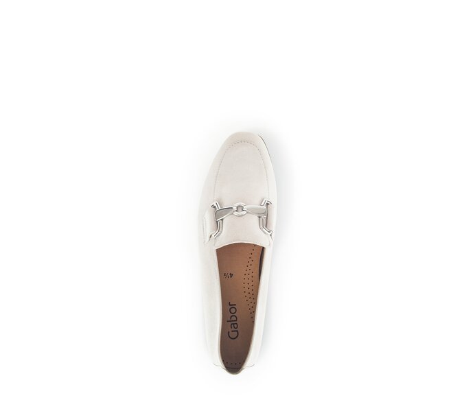 Gabor Damen  Slipper Beige - Effektleder